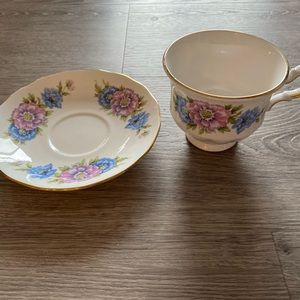 Queen Anne Cup and Saucer - 8543